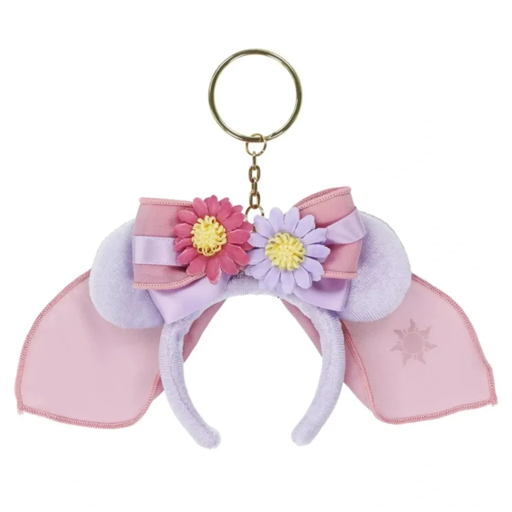 NWT Tokyo Disney Sea Rapunzel Tangled Keychain Mickey Ears Fantasy Springs Japan - Picture 1 of 4